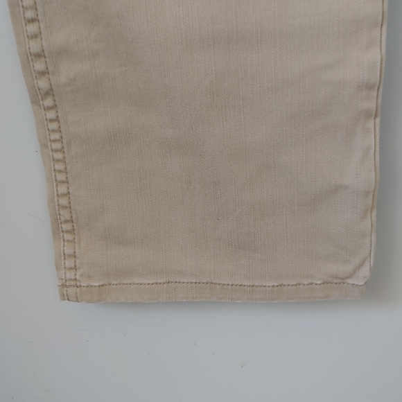 Vintage L.L Bean 1912 Straight Leg Jeans Size 12 Tall Khaki Tan - Picture 8 of 16